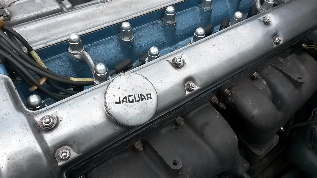jaguar MK2 detalj motor