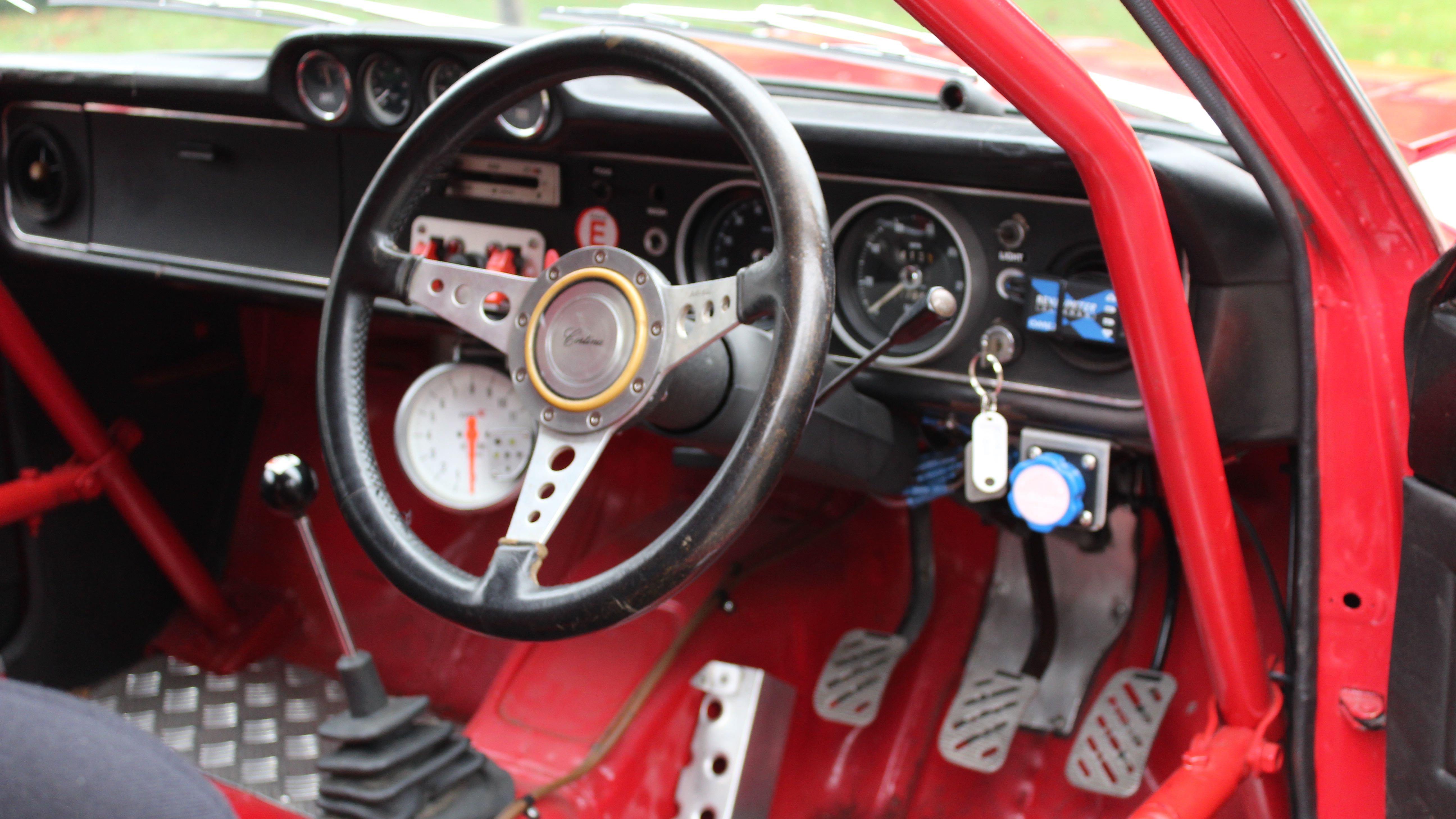 ford Lotus Cortina Mk2 inredning ny2