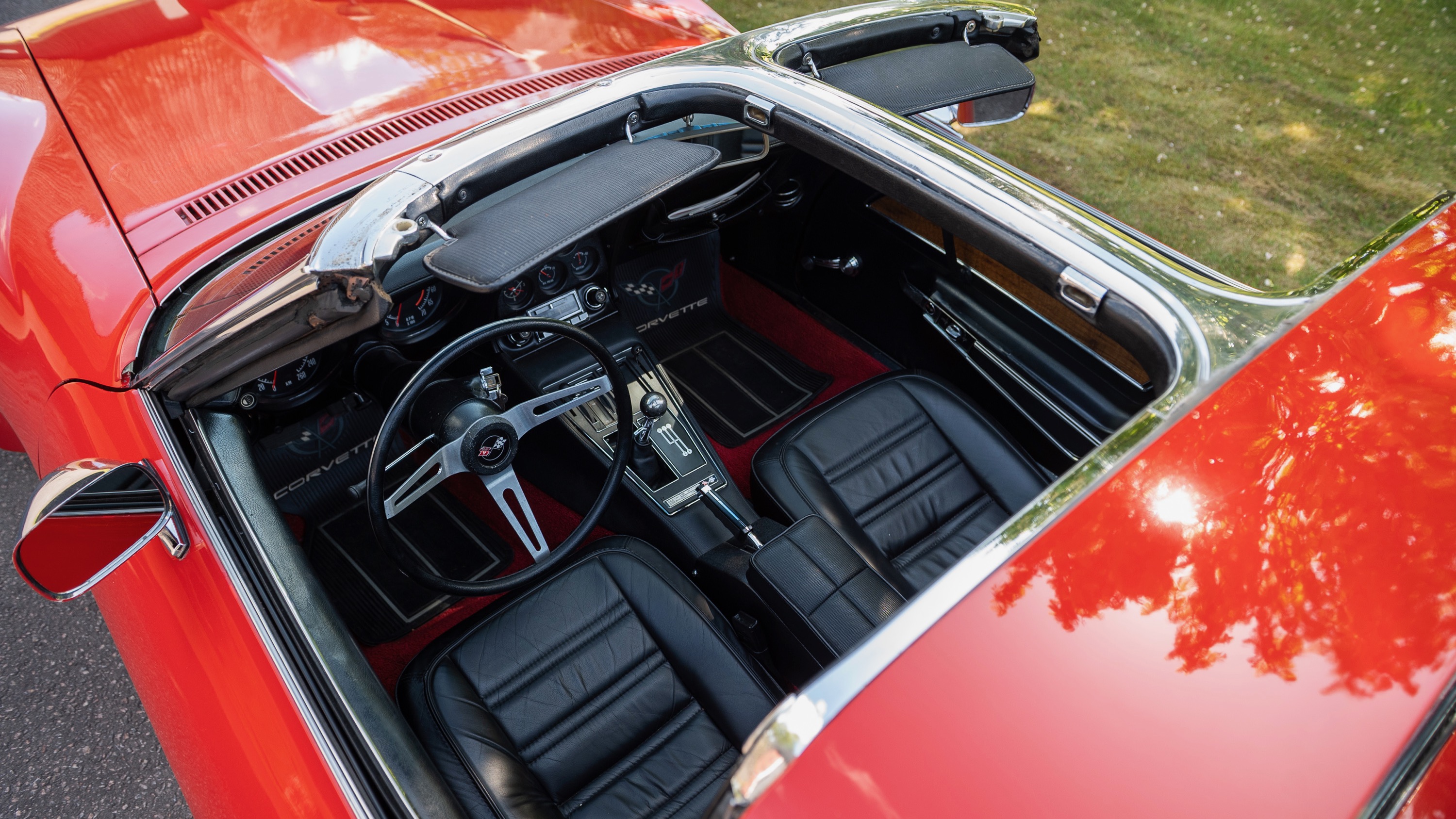 Corvette uppifrån