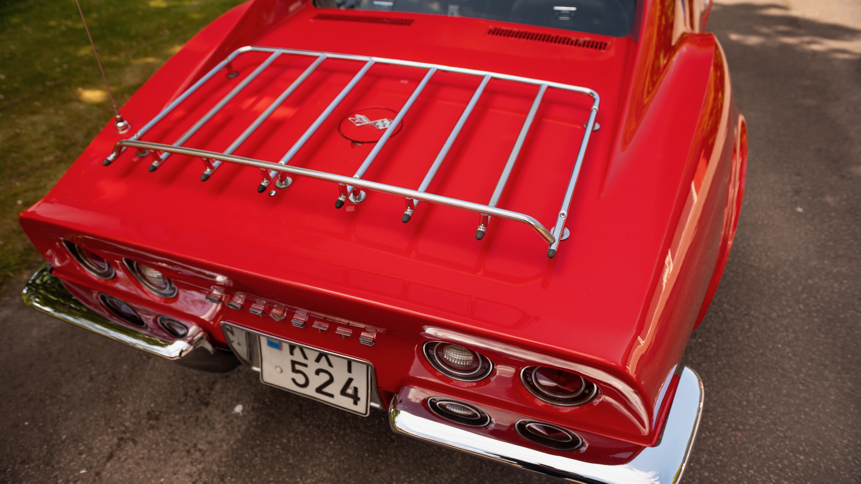 Corvette väskhållare