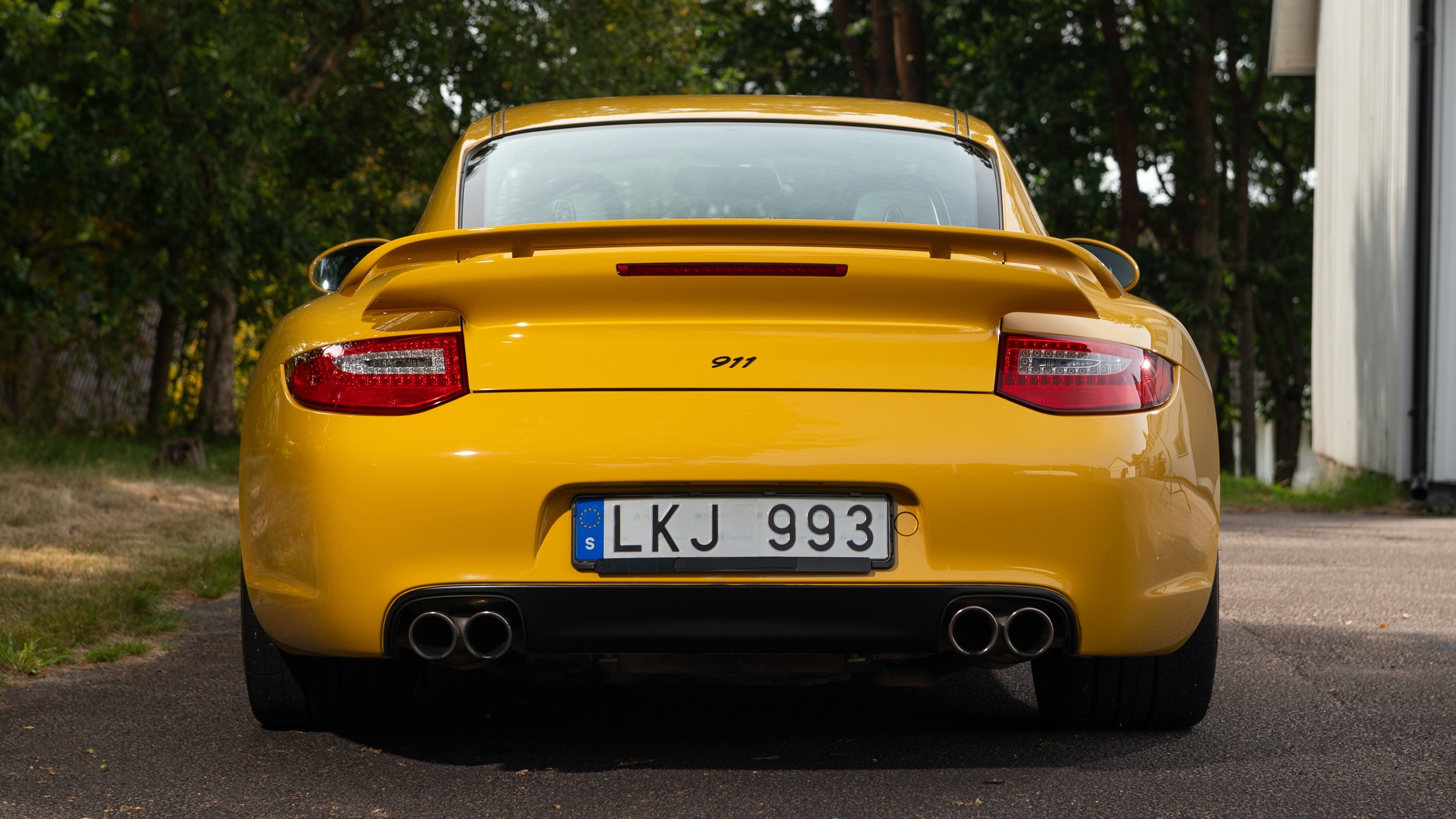 Porsche 997 bak